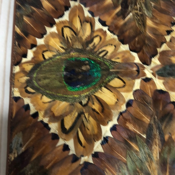 🌻 VTG Peacock Wallet Clutch Mini Purse - Picture 5 of 13